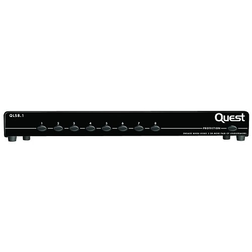 Quest QLS8.1 'Speaker Selector 8' 100 Watt Speaker Switch - Click Image to Close