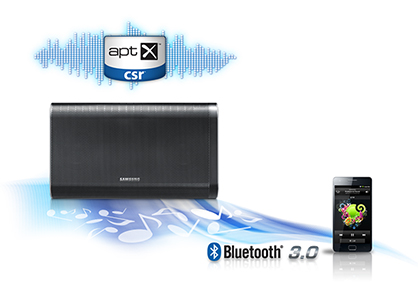Studio quality audio, anywhere, without wires thanks to apt-X codec technology