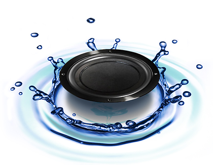Built-in subwoofer bass brings music to life