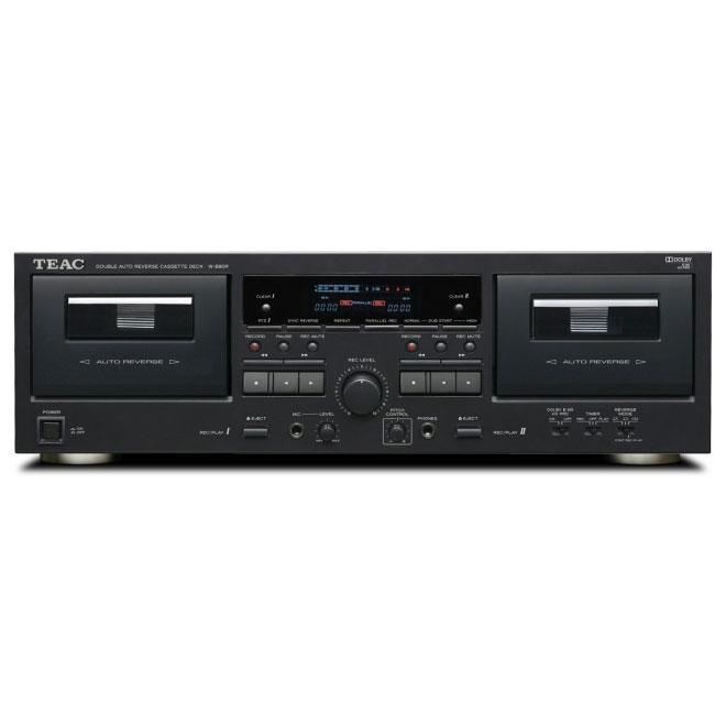 TEAC W-890R Double Auto-Reverse Cassette Deck