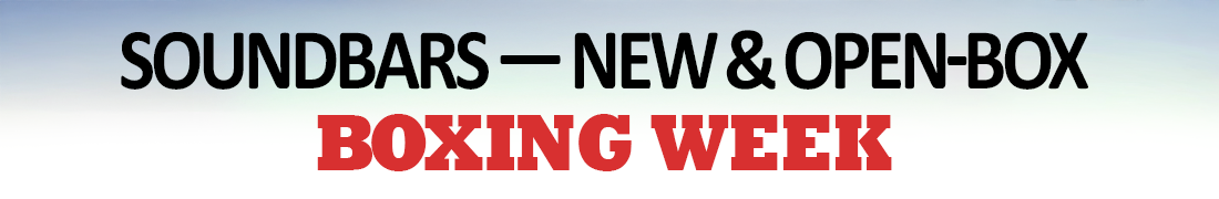 Soundbars — New & Open-Box