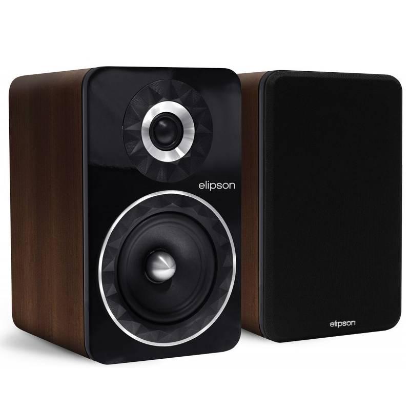Elipson Prestige Facet 6B Prestige Bookshelf Speaker (Pair) WALNUT