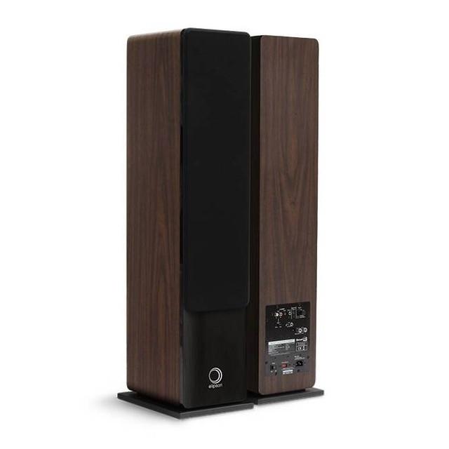 Elipson Prestige Facet 14F Floor Standing Speaker (Each) WALNUT - Open Box - Click Image to Close