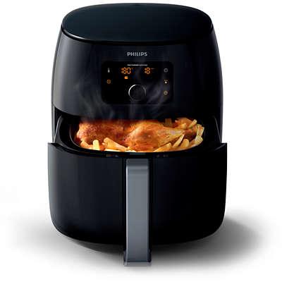 Philips HD9650/96 Premium Digital XXL Viva Collection Airfryer BLACK - Click Image to Close
