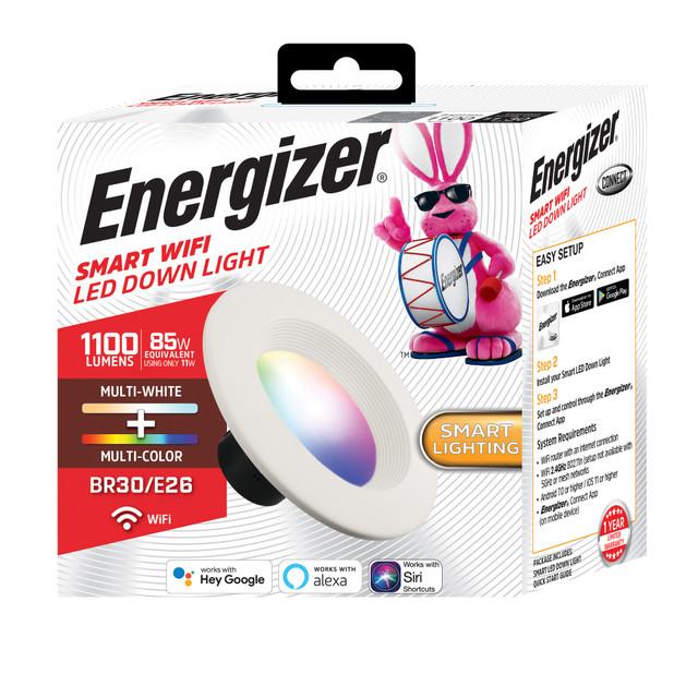 Energizer EDC21001RGB Smart Wifi LED Down Light Multicolor WHITE - Click Image to Close