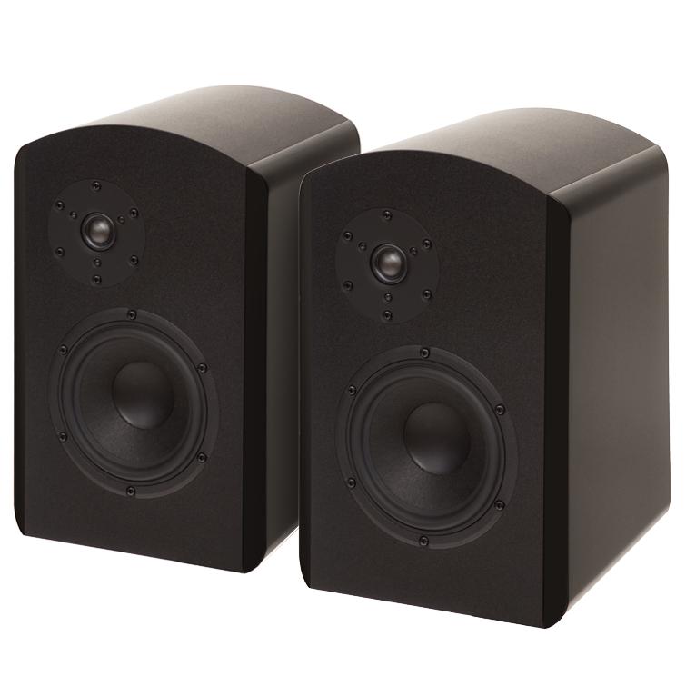 SVS MBS-01 Two Way Bookshelf Speaker 6.5 Inch Woofer ScanSpeak AirCirc Tweeter (Pair) PIANO GLOSS BLACK