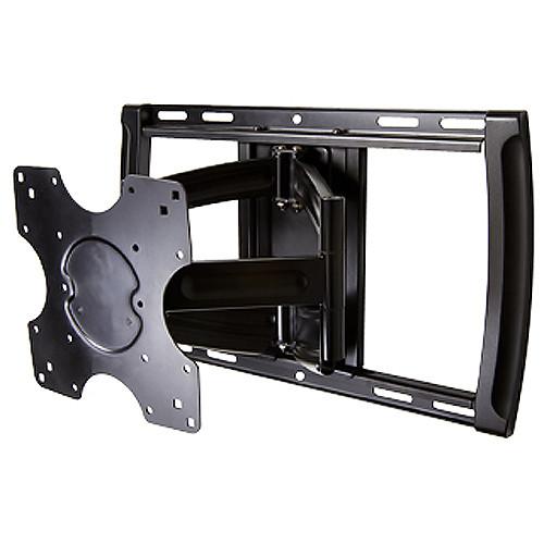 OmniMount OS120FM Large Articulating Panel Mount -Max 70 Inch & 120 lbs -Black - Click Image to Close