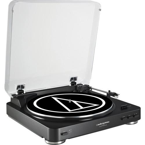 Audio-Technica AT-LP60 Fully Automatic Belt-Drive Turntable BLACK