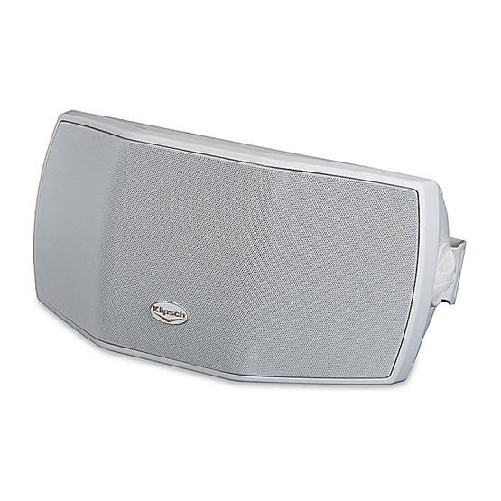 Klipsch AW-500W All Weather Indoor/Outdoor Speaker WHITE - Click Image to Close