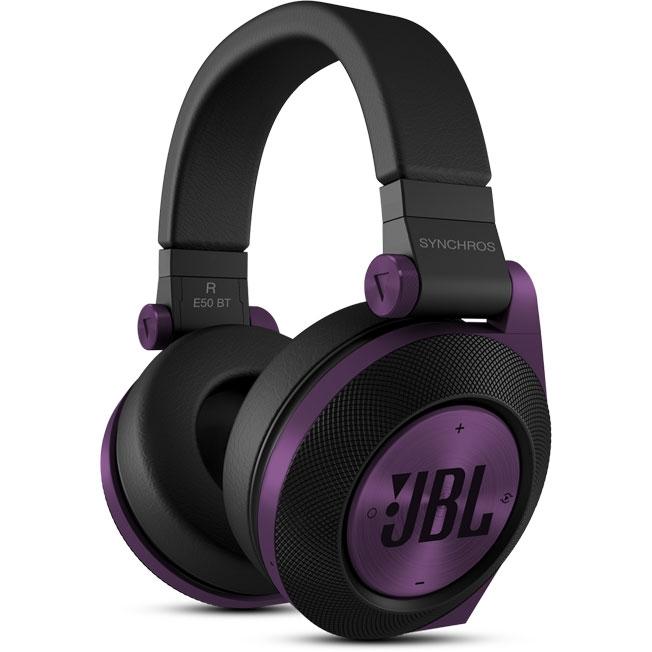 JBL Synchros E50BT Bluetooth Over-Ear Headphones PURPLE