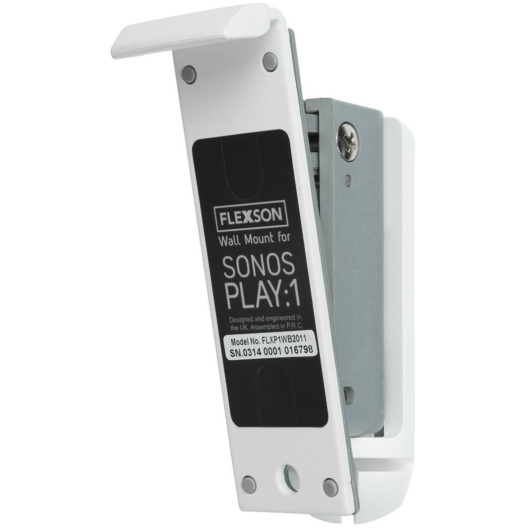 Flexson FLXP1WB Tilt/Swivel Wall Bracket for PLAY:1 SONOS Speakers (Each) WHITE