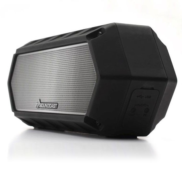 Soundcast VG1 Waterproof Shock-Resistant Wireless Bluetooth Portable Speaker