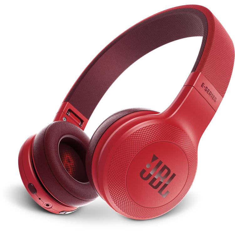 JBL E45BT Bluetooth On-Ear Headphones RED