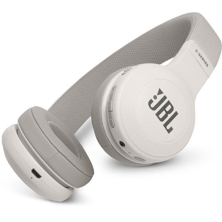 JBL E45BT Bluetooth On-Ear Headphones WHITE