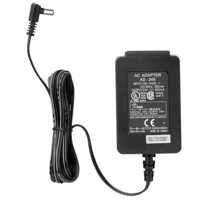 TOA AD-246 US Switching AC Adapter BLACK - Click Image to Close