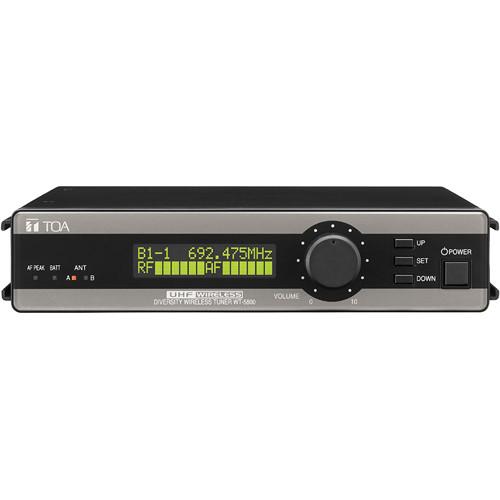 TOA WT-5805 H01US Wireless 64-Channel Space Diversity Tuner, 576 to 606MHz - Click Image to Close