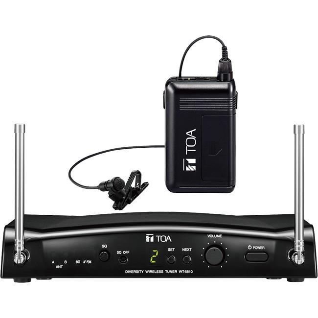 TOA WS-5325M H01US Omni Lavalier Microphone Kit - Click Image to Close