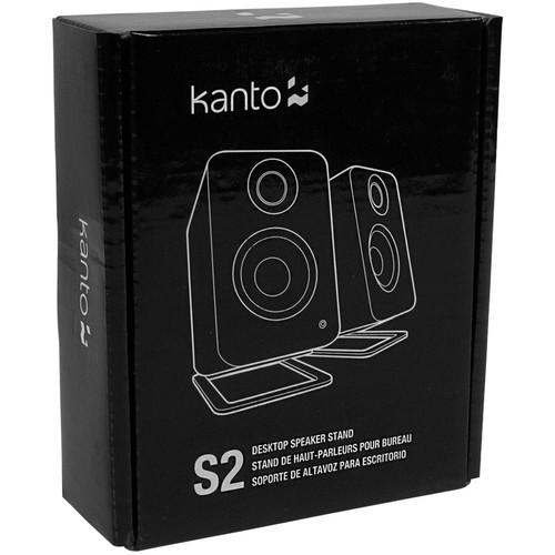Kanto S2 Desktop Speaker Stands BLACK (Pair) - Click Image to Close
