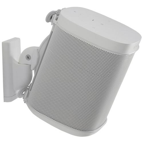 Sanus WSWM21 Wireless Speaker Wall Mount for the Sonos One PLAY:1 & PLAY:3 Single WHITE - Click Image to Close