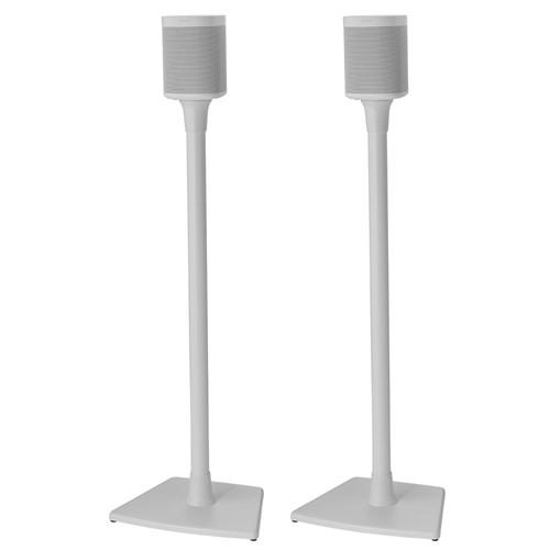 Sanus WSS22 Wireless Speaker Stands for the Sonos One PLAY:1 & PLAY:3 (Pair) WHITE - Click Image to Close