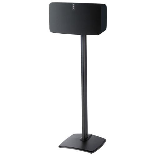 Sanus WSS52 SS51 Wireless Speaker Stand for the Sonos PLAY:5 Single BLACK - Click Image to Close
