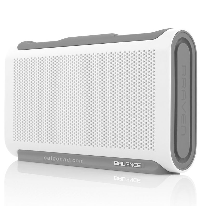 Braven 'Balance' Portable Bluetooth Speaker WHITE