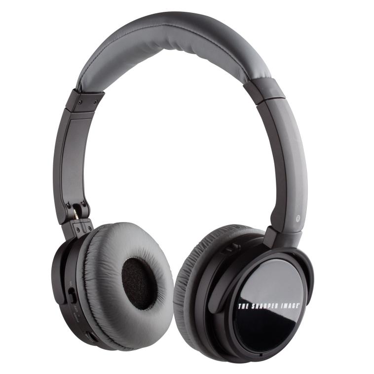 Sharper Image SNC201 Noise Cancelling Headphones BLACK