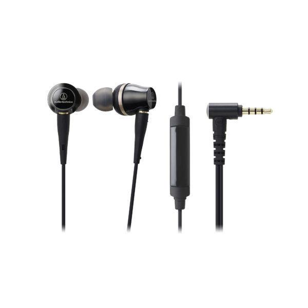 Audio Technica ATH-CKR100iS In-Ear High-Resolution Headphones with Mic & Control - Click Image to Close