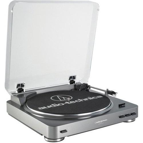 Audio Technica AT-LP60 Fully Automatic Stereo Turntable System Silver