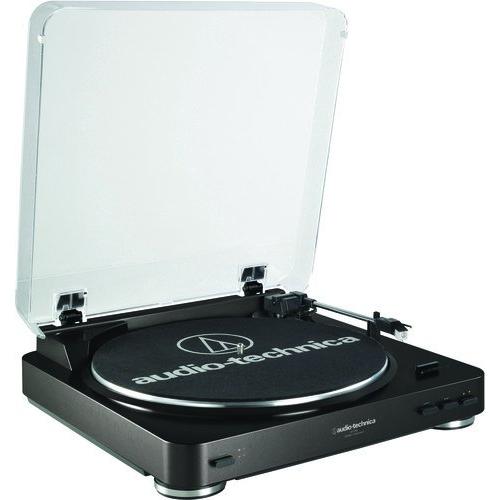 Audio Technica AT-LP60BK Fully Automatic Belt-Drive Stereo Turntable Black