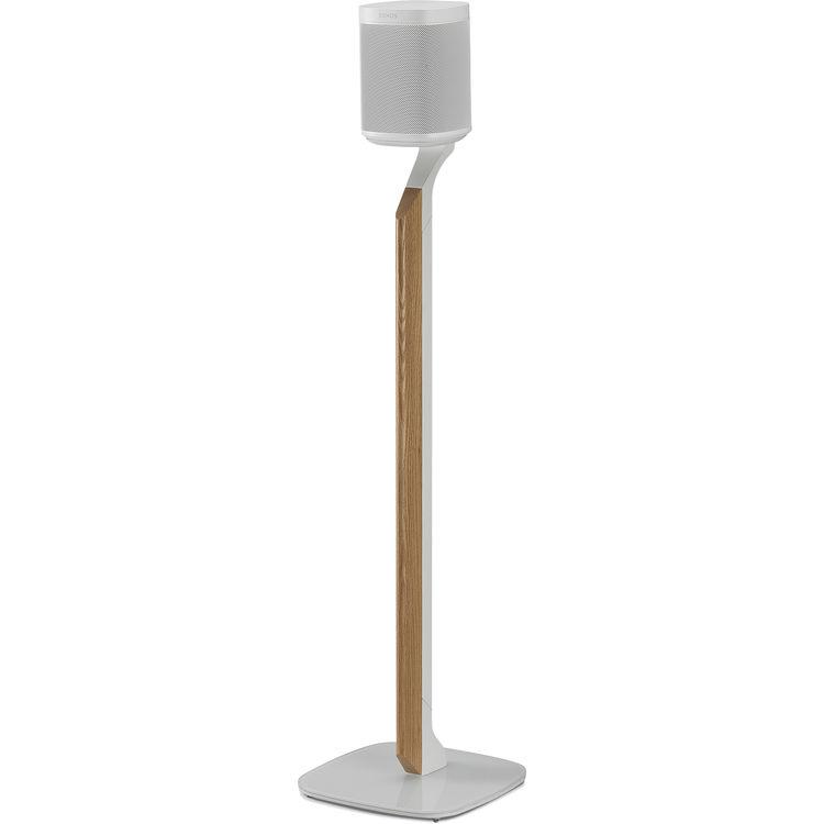 Flexson FLXS1PFS1011 Premium Floorstand for Sonos One Play:1 WHITE/OAK (Each)