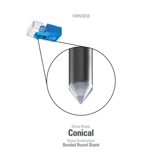 Audio-Technica VMN10CB Conical Replacement Stylus - Click Image to Close