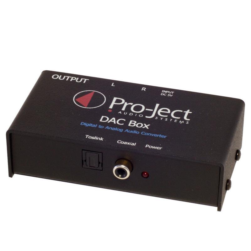 Pro-ject PJ50438217 DAC Box TV Digital to Analogue Converter BLACK