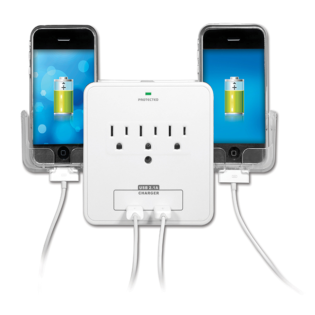 Promounts Smartphone Power Conditioner / Power Surge Protector Station PMD POW3LC