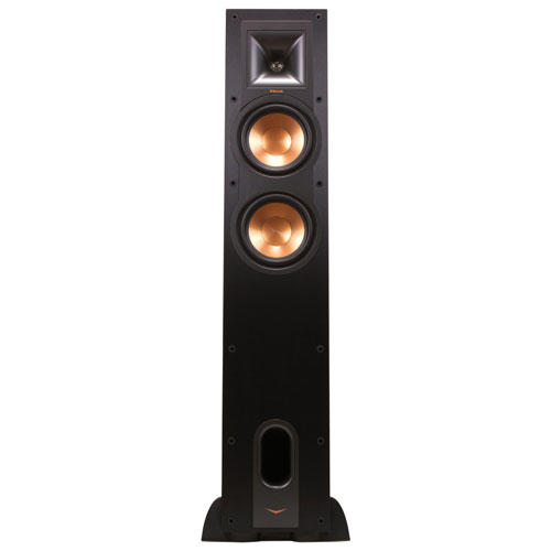 Klipsch R-26F Black Tower Speaker Dual 6-Inch R26F