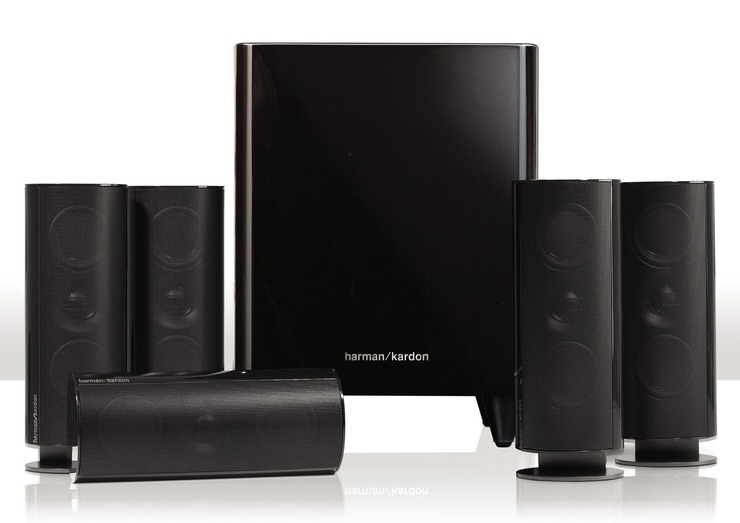 Harman Kardon HKTS60BQ 5.1-channel home theater speaker system