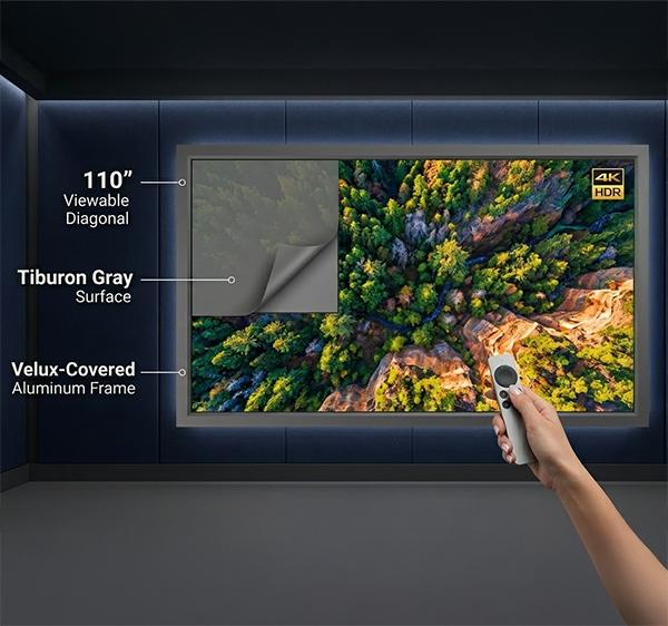 Stewart Flimscreen FF CIF110HTBG4WX Fixed Frame 110-Inch 0.8 Gain (16:9)