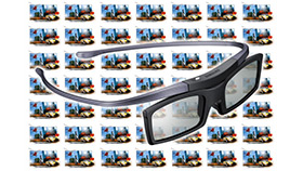 Description image for Samsung SSG-5150GB Active 3D Glasses Battery Operated