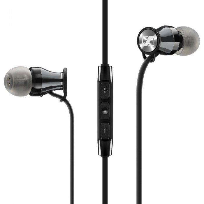 Sennheiser HD1 M2 IEi Momentum In-Ear Heaphones BLACK CHROME for Apple iOS