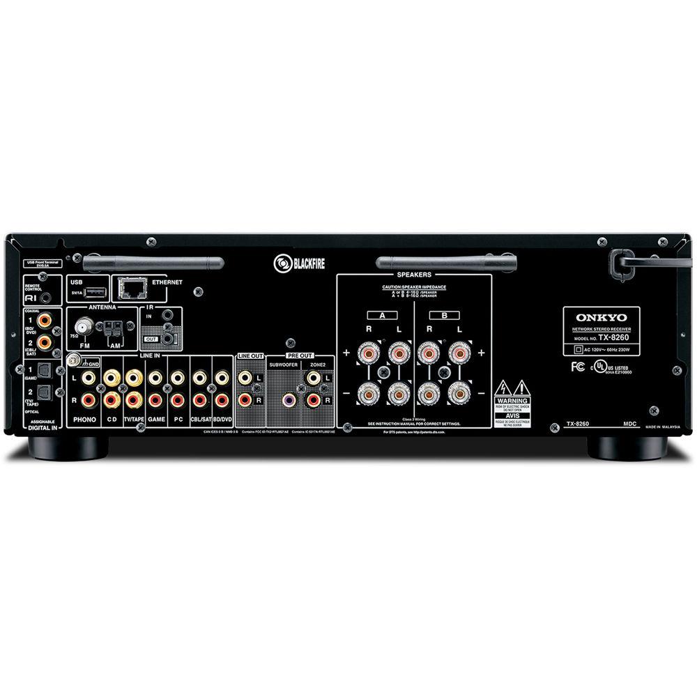 Onkyo TX-8260 Network Stereo Receiver - Click Image to Close
