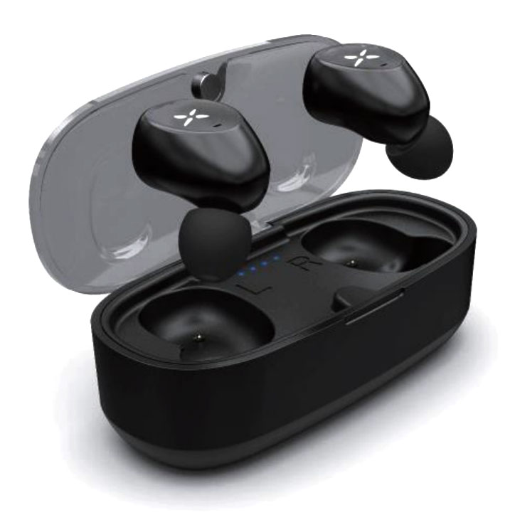 Klipsch S1 True Wireless In-Ear Earbuds with Case BLACK