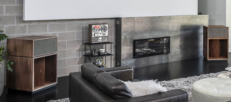 Description image for Klipsch LASCALAIIIW 15" La Scala III AL5 Floorstanding Speaker WALNUT