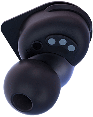 Description image for Master & Dynamic MW07 Plus Noise Cancelling True Wireless In-Ear Earbuds BLACK QUARTZ