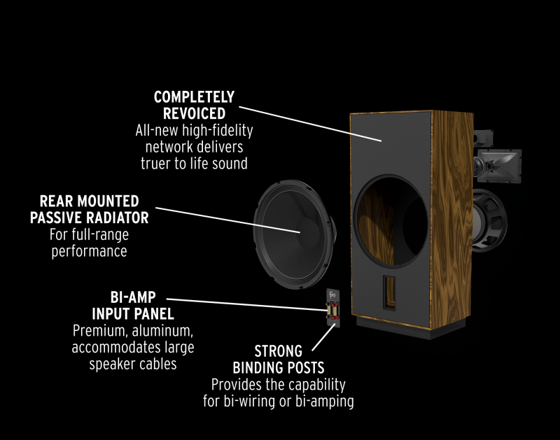 Description image for Klipsch FORTEIVC 12" Forte IV Floorstanding Speaker CHERRY
