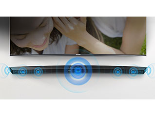 Description image for Samsung HW-J8500R Multiroom Curved Soundbar w/ Wireless Subwoofer