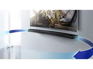 Description image for Samsung HW-J8500R Multiroom Curved Soundbar w/ Wireless Subwoofer