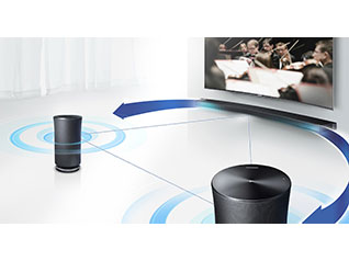 Description image for Samsung HW-J8500R Multiroom Curved Soundbar w/ Wireless Subwoofer