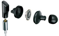 Description image for Onkyo IE-CTI300S In-ear Headphones with Control Talk for iOS SILVER