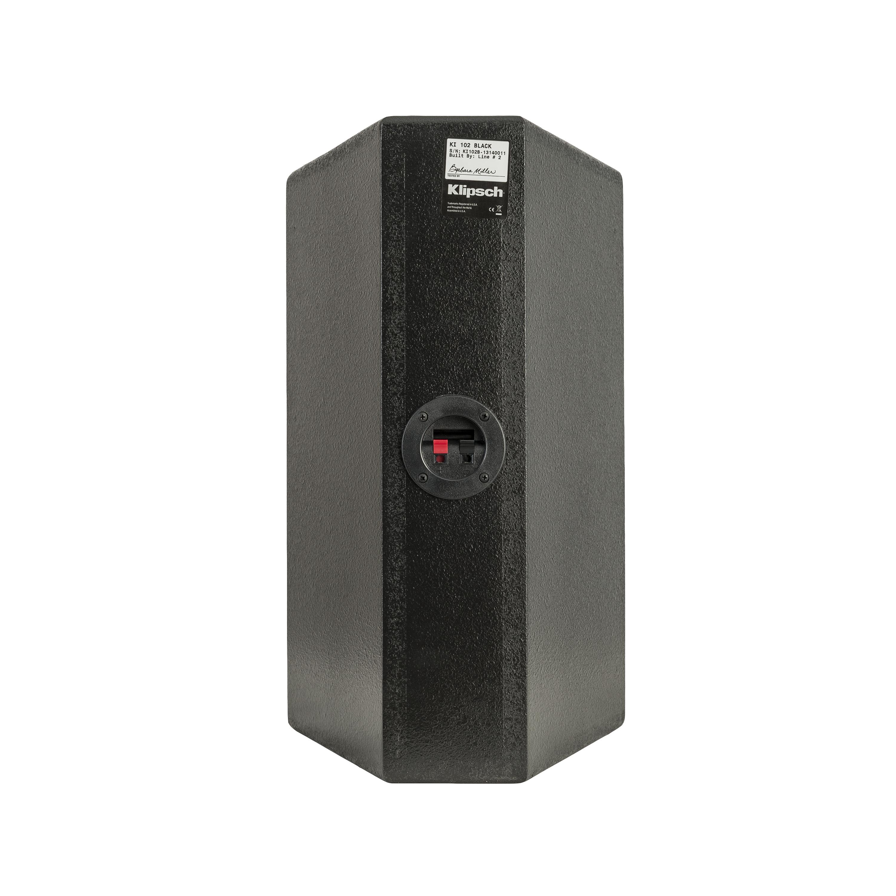 Klipsch KI-102-BII 8" Commercial 2-Way Loudspeaker BLACK - Click Image to Close