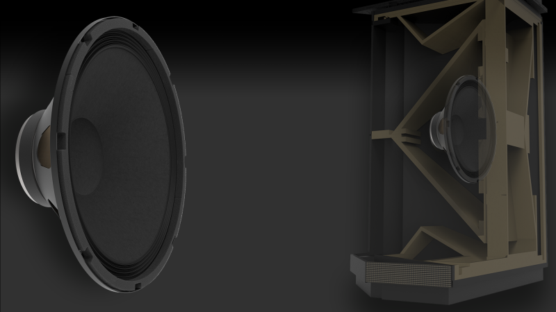 Description image for Klipsch KHORNAK6C 15" Klipschorn AK6 Floorstanding Speaker CHERRY